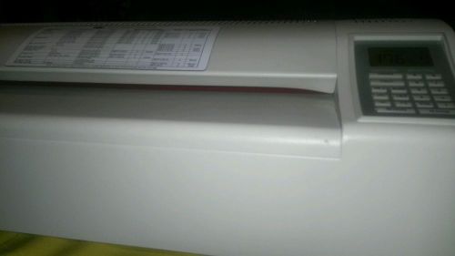 Gbc 4500 - 18&#034; hot/cold nine speed laminator euc perfect heat rollers w/manual for sale