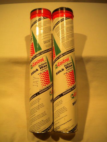 Lot of Two Castrol Stick Wax Lubricant