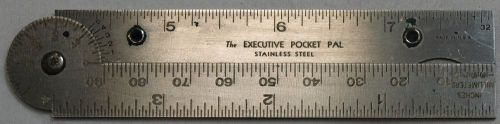 Executive Pocket Pal Stainless Steel Protractor