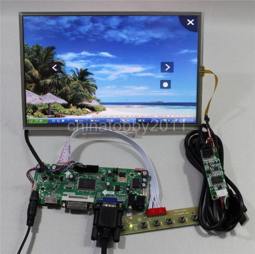 HDMI+VGA+DVI+Audio Controller board+10.1inch B101EW05 1280*800+touch panel