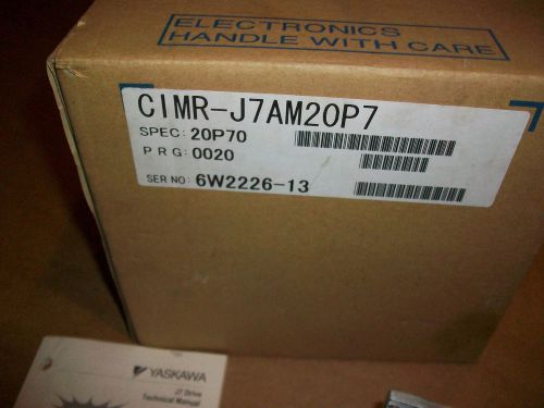 Yaskawa GPD305 VFD   CIMR-J7AM20P7     230VAC  5AMP  NEW IN BOX