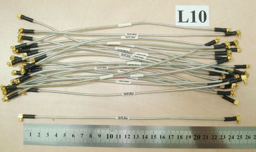 Lot of 23 Semi-Rigid Cables 24.5 cm, with Connectors