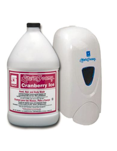 Spartan lite n foamy cranberry ice foam soap 1 gal. and 2 dispensers for sale