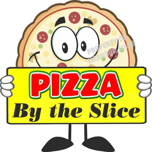 Pizza By the Slice Restaurant Concession Food Catering Vinyl Menu Decal 14&#034;