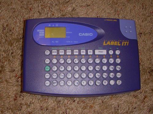 Casio KL-60 Label It! Label Printer