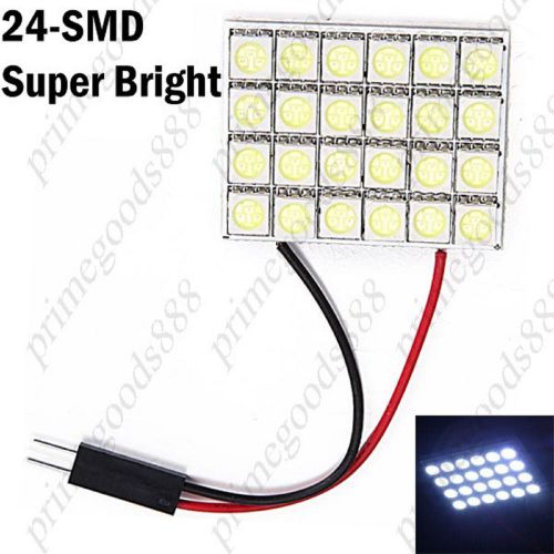 Dc 12v 24 smd 5050 super bright led car white light roof reading lamp for sale
