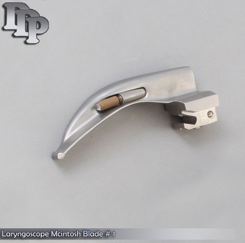 McIntosh Laryngoscope Blade No. 1 ENT Diagnostic Surgical Instruments