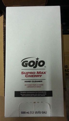 Gojo 7582-02 hand cleaner refill,  5000ml, cherry,pack 2 with dispenser for sale