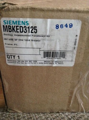 Siemens MBKED3125 Panelboard Kit with 3P ED4 125A Breaker