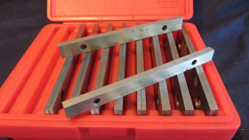 20 pc thin parallel 1/8&#034; x 6&#034; jig block bar tool set machinist machine shop for sale