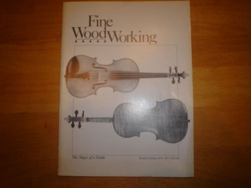 Vintage fine woodworking magazine taunton press issue no15 mar apr 1979 vg cond for sale