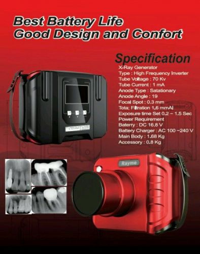 Portable HD Dental xray &amp; sensor - choose size 1 or 2 Handheld digital image