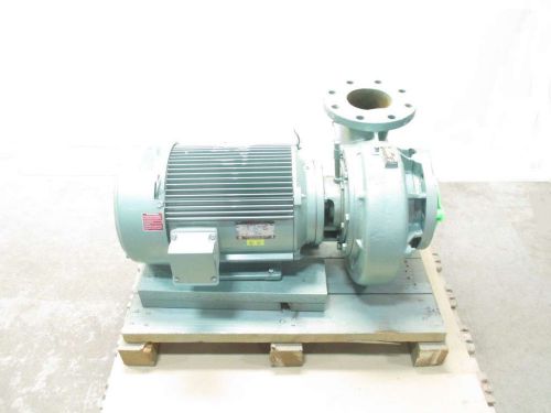 NEW INDUSTRIAL STEAM E20-645 5X6 230/460V-AC 15HP IRON CENTRIFUGAL PUMP D489864