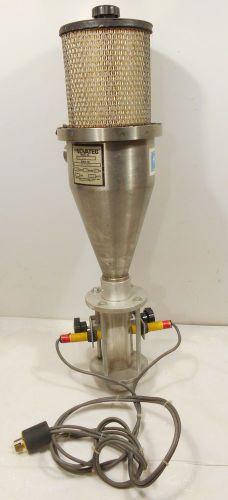 Novatec AL-1 Vacuum loader plastic pellets Injection Molding 115 VAC