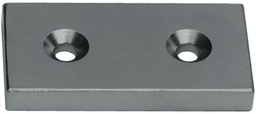 1 neodymium magnet 2 x 1 x 1/4 inch countersink block for sale
