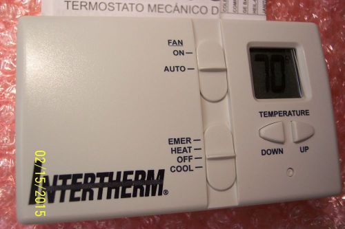 Luxpro psdh105 heat pump non-program hvac thermostat, 2 heat/1 cool, heatpump for sale