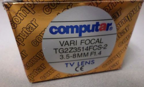 Computar TG2Z3514FCS-2 VARIFOCAL 3.5-8.0MM F1.4 Auto Iris Lens