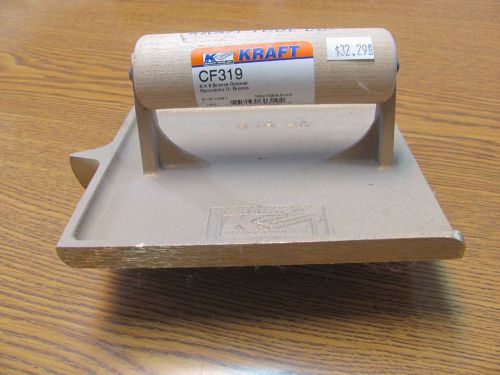 Kraft tool co. 6&#034; x 6&#034; bronze groover cf319 for sale