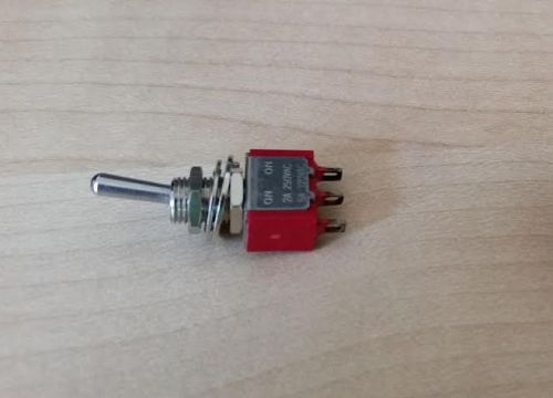 Two position toggle switches sold in batches of 3