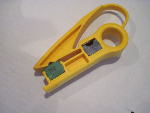 New belden thomas &amp; betts cstmv596 strip tool for rg6, 59, &amp; mini coaxial #34 for sale