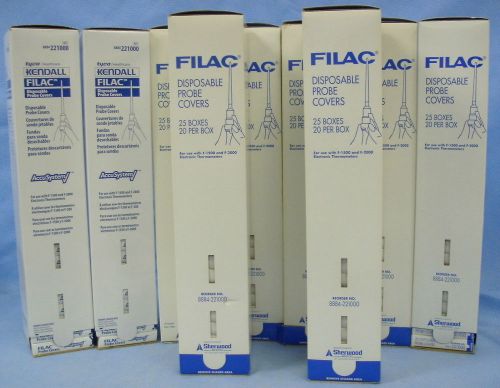 9 boxes/500ea Tyco Kendall/Sherwood Medical Filac Probe Covers #8884-22100