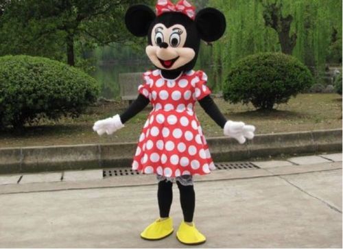 Minnie Mouse mascot costume new Adult Size fancy dress free shipping