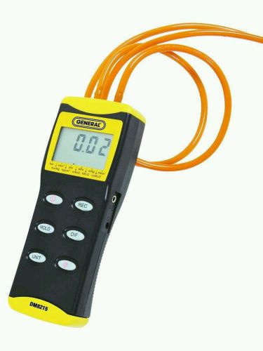 Digital manometer w/36 tubing, 0 to 15 psi, +/- port, back light &amp; rs232 output for sale