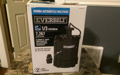 Everbilt 1/3 hp automatic utilty pump for sale