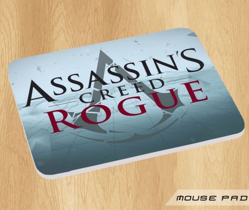 Assassins Creed Rogue Logo On Gaming Mouse Pad Mat Anti Slip Design