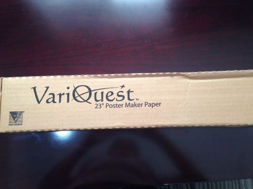 VariQuest PM3600 Poster Maker 2301T Green On White Thermal Trans.Plus  23&#034;X85&#039;