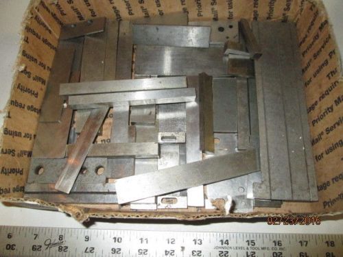 MACHINIST TOOLS LATHE MILL  Lot of Machinist Parallel &amp; Other Blocks Hold Down