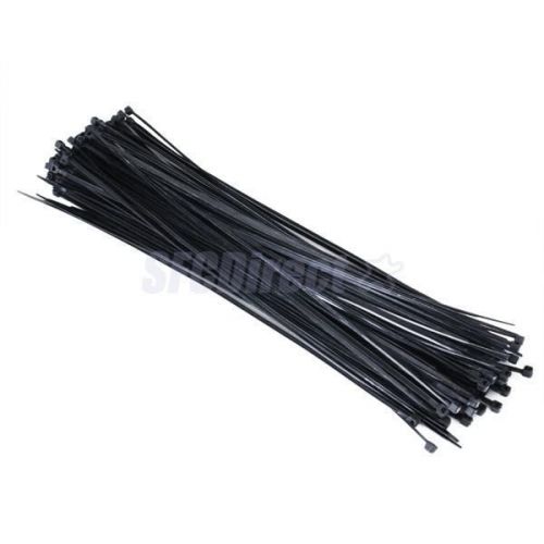 100 Pcs Self Locking Plastic Fasten Cable Zip Tie 11.6&#034;