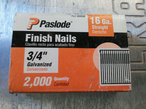 Paslode 3/4in 16 gauge straight finish nails