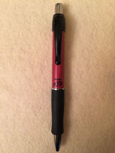 Pilot Q7 Gel Pen Black Ink Needle Point Grip Design Rose Design