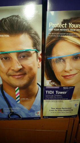 Tidi products 9210a-100 eye shield disposable eyewear, assorted 1 size (25 ct) for sale
