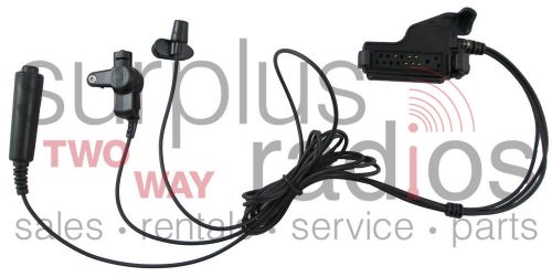 3 wire fbi style headset for motorola radios ht1000 mts2000 xts3000 xts5000 mtx for sale