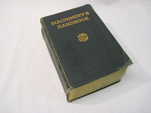 Machinery&#039;s Handbook,Tenth Edition,Copyright 1939