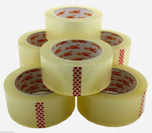 NEW Lot Packing Carton Sealing Packaging Tape 2&#034; 110 Yds 330 ft Clear 1.6 MIL