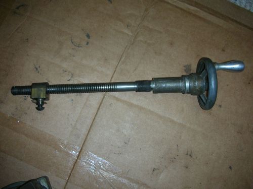 Rare atlas craftsman 9-10d lathes complete crossfeed screw,nut+handle assy rare for sale
