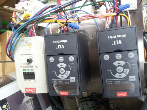 USED - (3) Danfoss VFD VLT Micro Drive Variable Frequency Drives - Car Wash