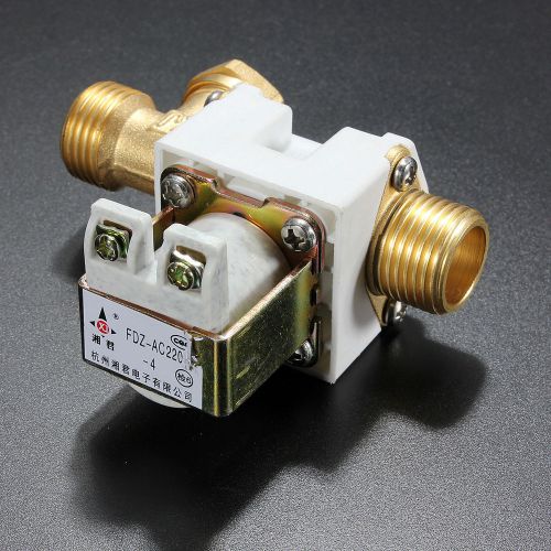 1/2&#034; Electric Solenoid Valve For Water Air N/C Normally Closed AC 220V