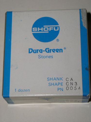 Shofu Dental Lab Dura Green Stones CA Shank CN3