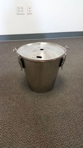 16 quart Stainless Steel Pail with lid