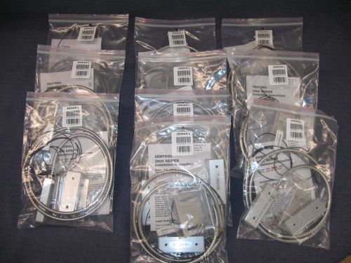 10 new sentrol 2505as-l contacts w/3&#039; armored cable for overhead &amp; metal doors for sale