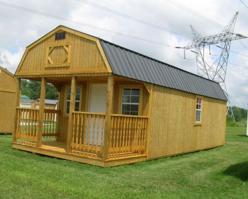 Mennonite  portable Garage Shed Cabin Barn Tiny House No Credit Checks Indiana
