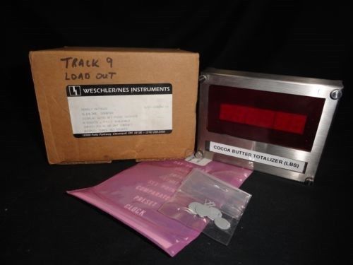 WESCHLER * NES INSTRUMENTS SLIMLINE COUNTER  MODEL # ACT4624 ~ S/O: 169292-1A