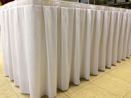 Snap Drape Linen Table Skirting - 13 ft x 29&#034;