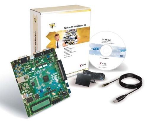 Xilinx Spartan-3A FPGA Starter Kit HW-SPAR3A-SK-UNI-G with Bonus Xilinx 2012 DVD