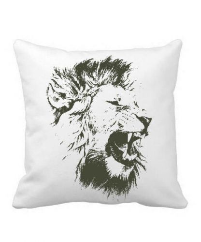 Lion Cat Roar Pillow