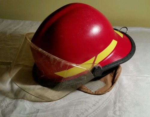 BULLARD Firedome model FX/FXA &amp; PX/PXA Fire Helmet with Face Shield &amp; Neck Guard